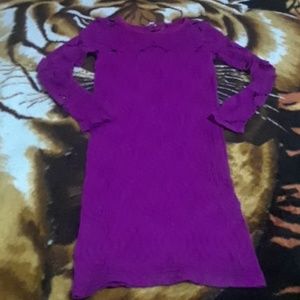 Magenta stretch dress